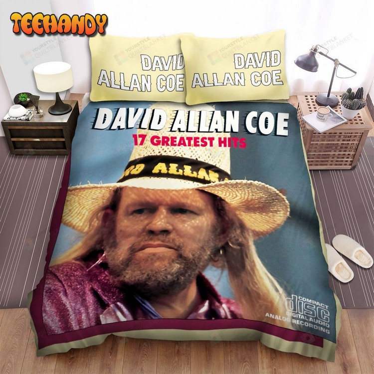 David Allan Coe 17 Greatest Hits Album Cover Bedding Sets