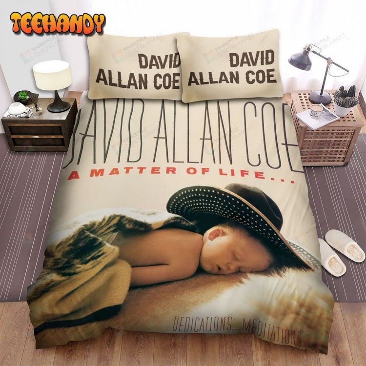 David Allan Coe A Matter Of Life Album Cover Bedding Sets