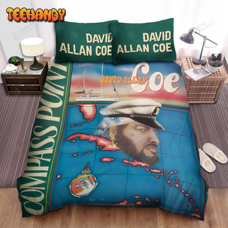 David Allan Coe Compass Point Album Cover Bedding Sets