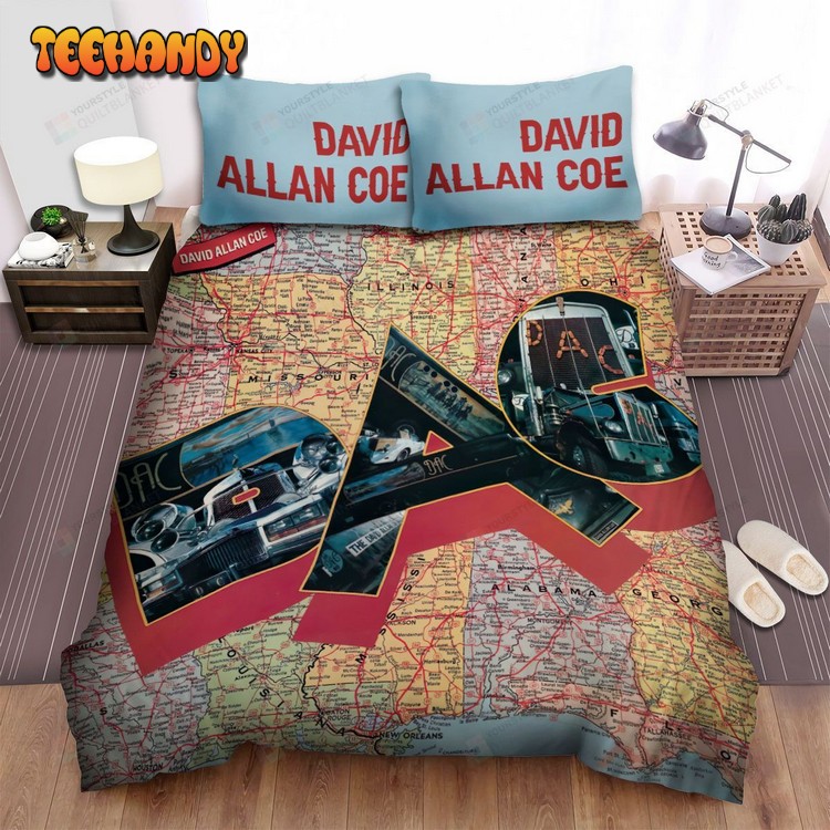 David Allan Coe D.A.C Album Cover Comforter Bedding Sets