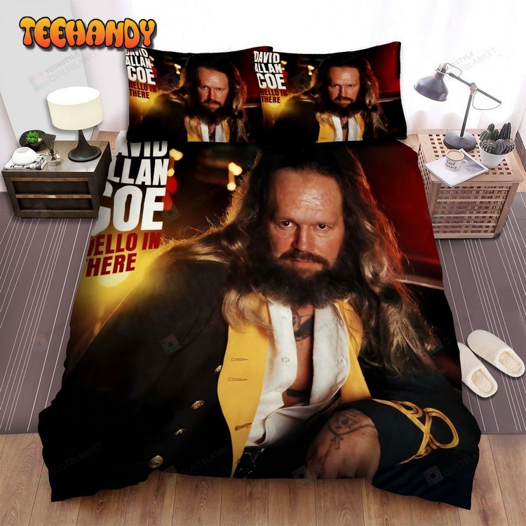 David Allan Coe Hello In There Album Cover Comforter Bedding Sets