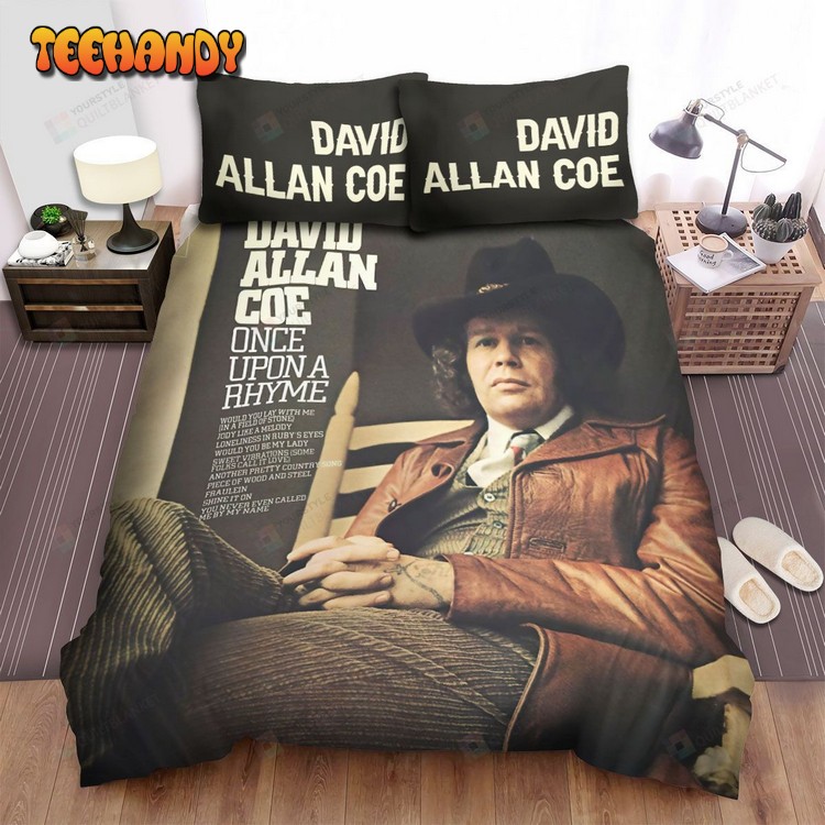 David Allan Coe Once Upon A Rhyme Album Cover Bedding Sets