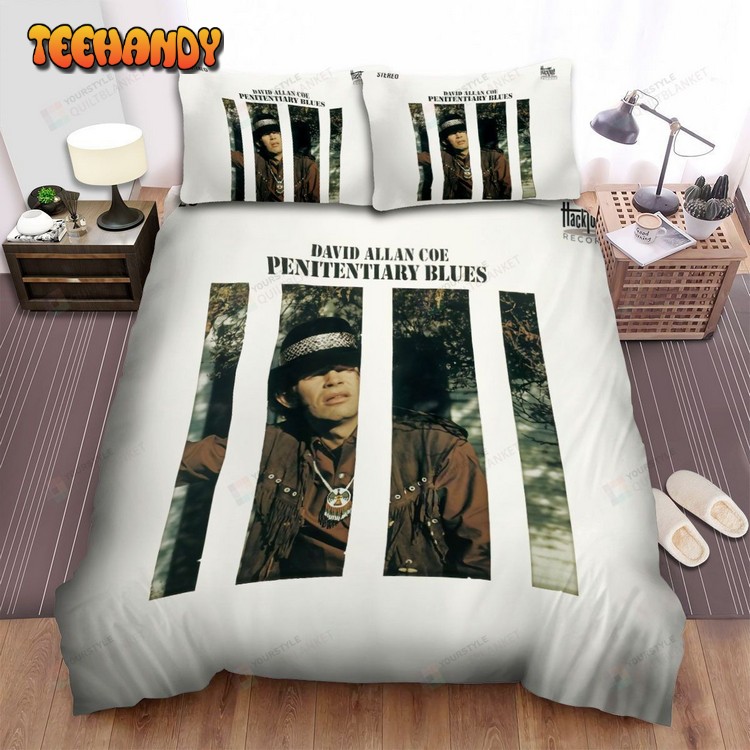 David Allan Coe Penitentiary Blues Album Cover Bedding Sets