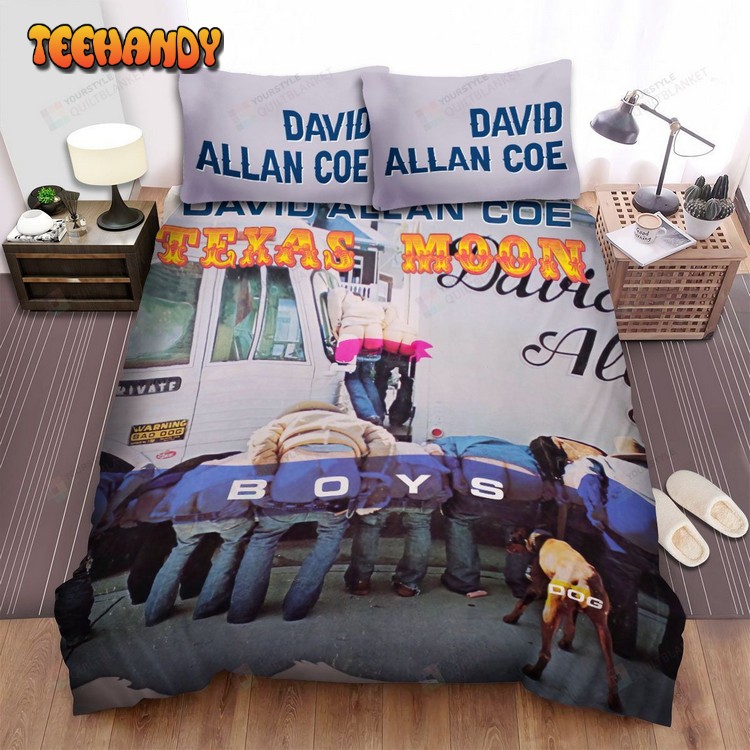 David Allan Coe Texas Moon Album Cover Bedding Sets