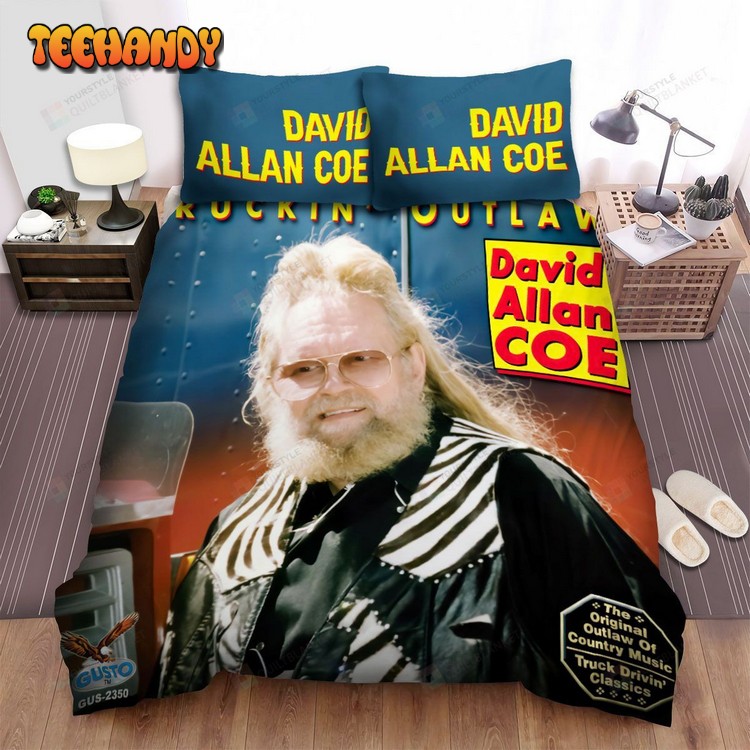 David Allan Coe Truckin’ Outlaw Album Cover Bedding Sets