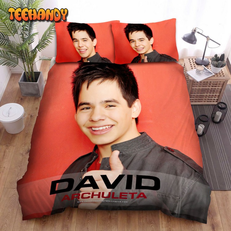 David Archuleta Poster 2 Spread Comforter Duvet Cover Bedding Sets