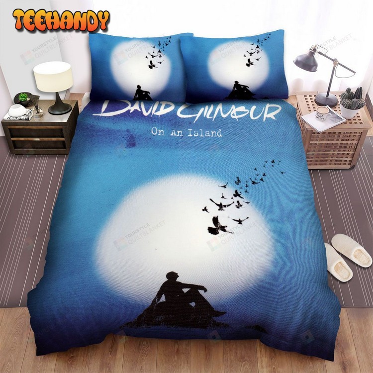 David Gilmour On An Island Album Cover Bedding Sets