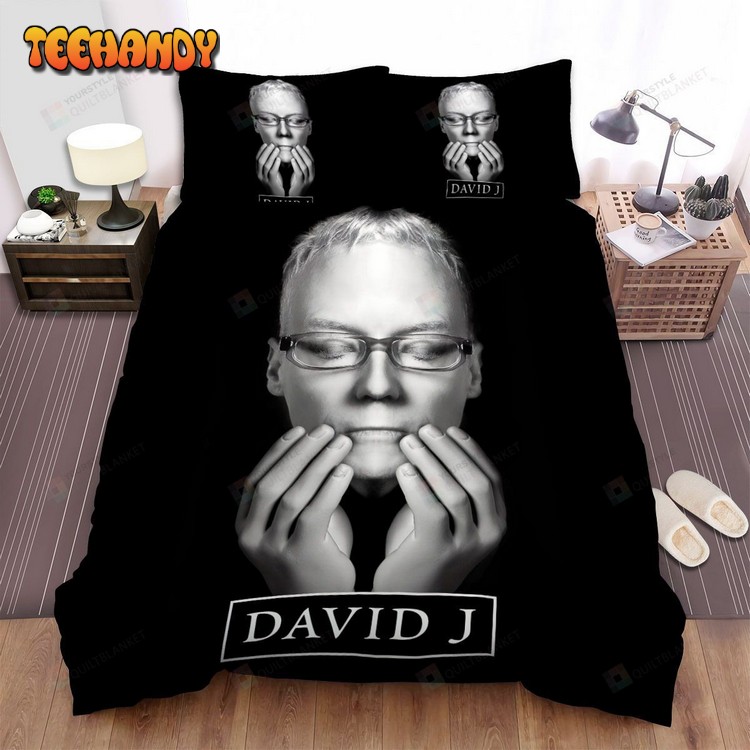 David J Album Cover Spread Comforter Bedding Sets