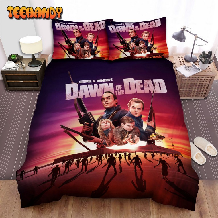 Dawn Of The Dead Movie Poster 3 Spread Comforter Bedding Sets