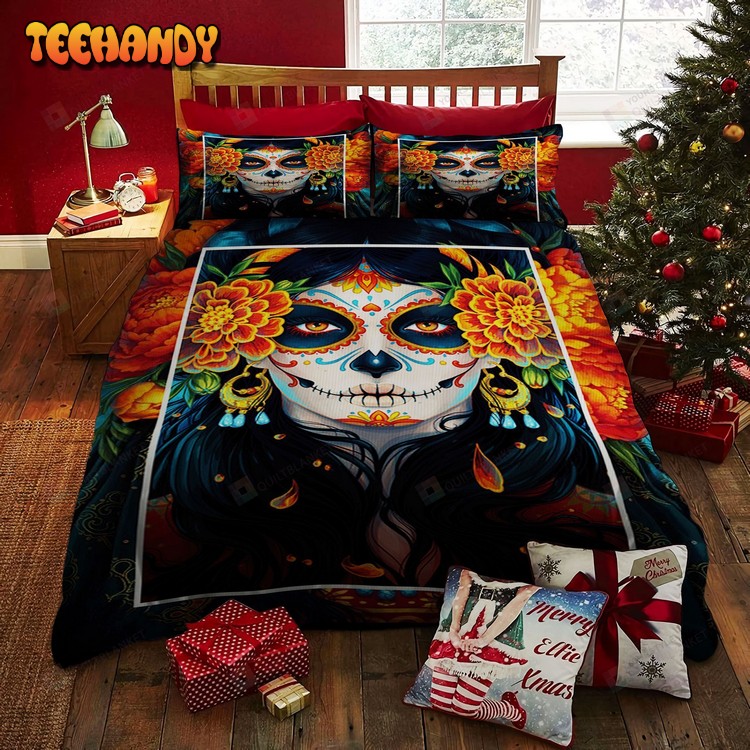 Day Of The Dead Meican Holiday Duvet Cover Bedding Sets