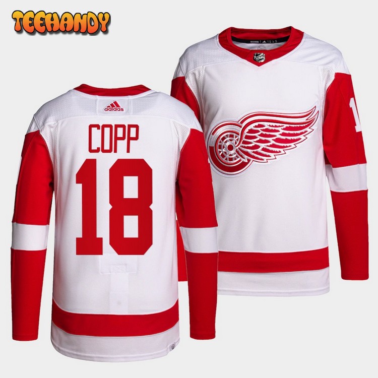 Detroit Red Wings Andrew Copp 2022 White Away Jersey