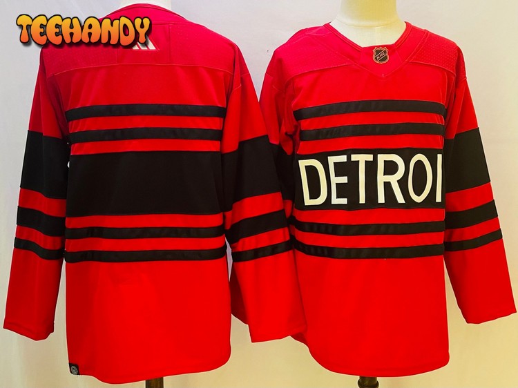 Detroit Red Wings Team 2022 Reverse Retro Red Jersey