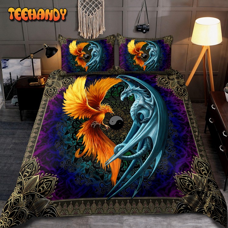 Dragon And Phoenix Bed Sheets Duvet Cover Bedding Sets