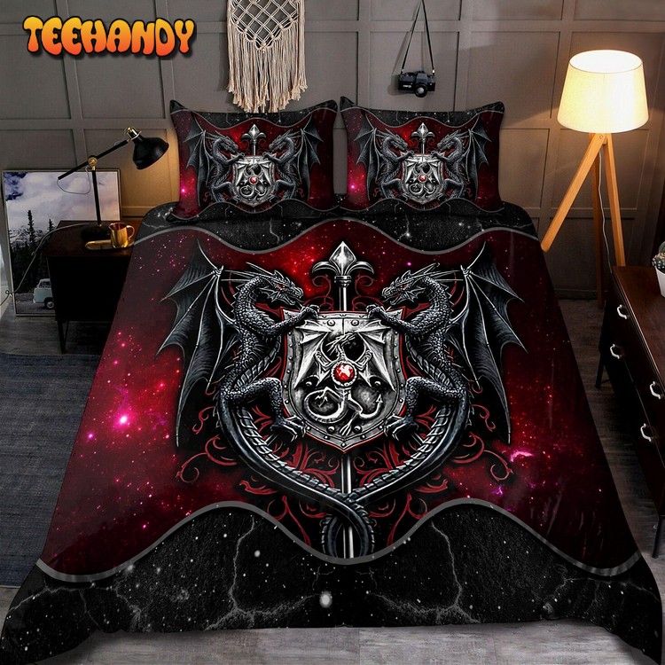 Dragon Armor Bed Sheets Duvet Cover Bedding Sets