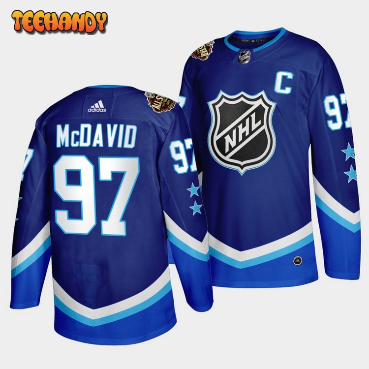 Edmonton Oilers Connor McDavid 2022 All-Star Blue Jersey