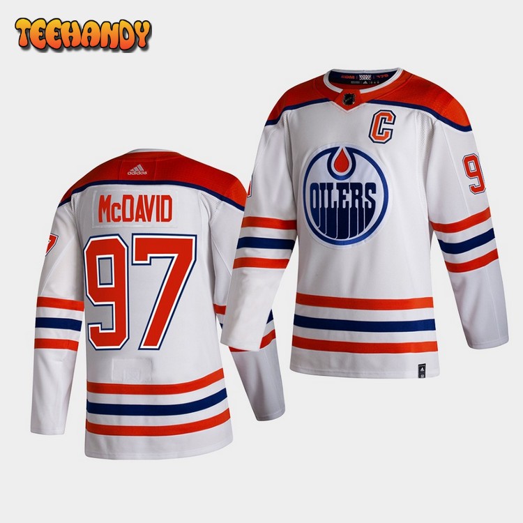 Edmonton Oilers Connor Mcdavid Reverse White Special Edition Jersey