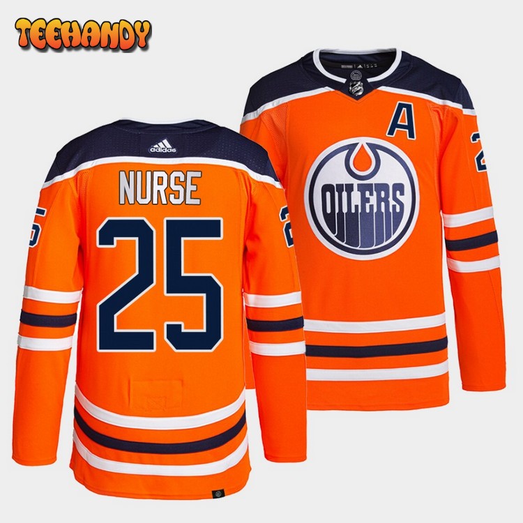 Edmonton Oilers Darnell Nurse Home Orange Jersey