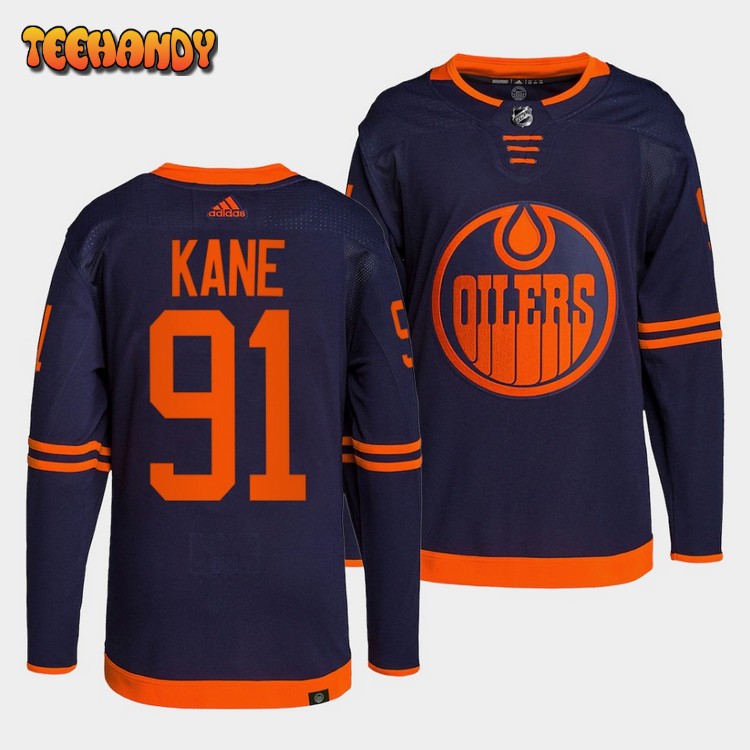 Edmonton Oilers Evander Kane Alternate Navy Jersey