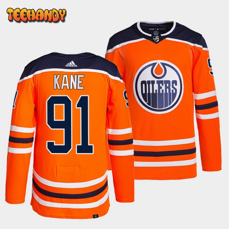 Edmonton Oilers Evander Kane Home Orange Jersey