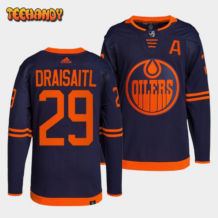 Edmonton Oilers Leon Draisaitl Alternate Navy Jersey