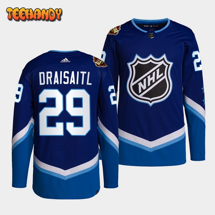 Edmonton Oilers Leon Draisaitl NHL All-Star Blue Jersey