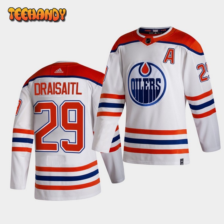 Edmonton Oilers Leon Draisaitl Reverse White Special Edition Jersey