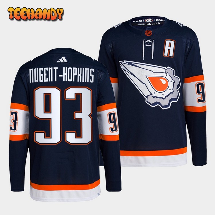 Edmonton Oilers Ryan Nugent-Hopkins Reverse Navy Jersey