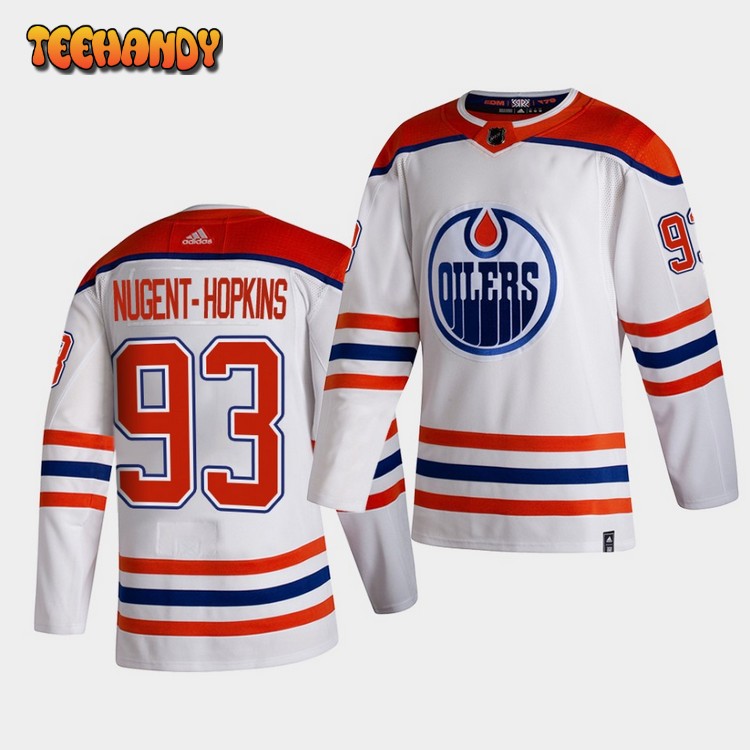 Edmonton Oilers Ryan Nugent-Hopkins Reverse White Special Jersey