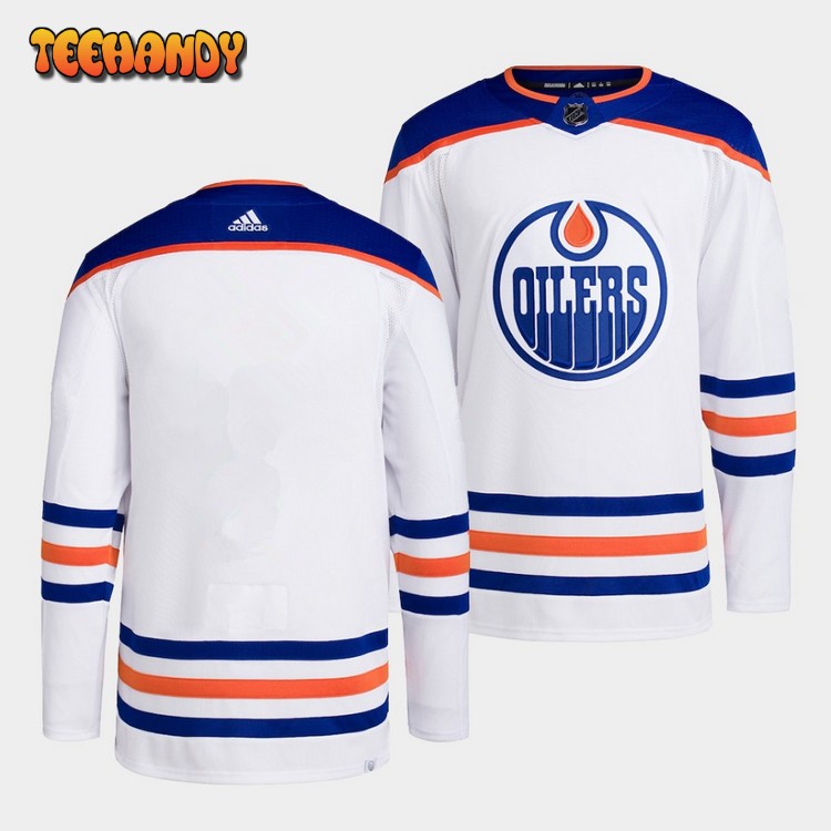 Edmonton Oilers Team White Away Jersey