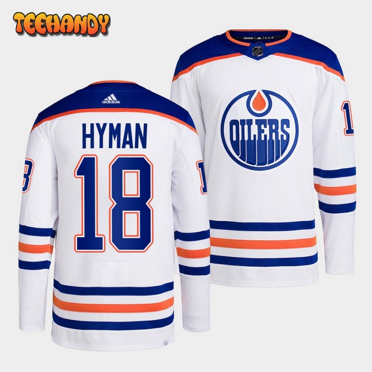 Edmonton Oilers Zach Hyman 2022-23 Away White Jersey