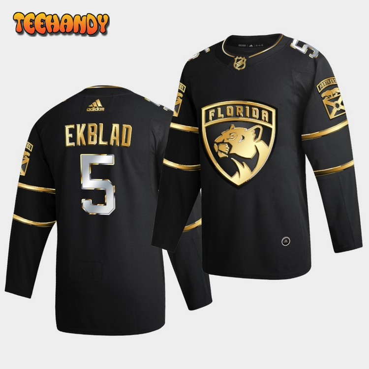 Florida Panthers aaron ekblad 2020-21 Golden Limited Black Jersey