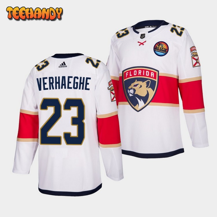 Florida Panthers Carter Verhaeghe 2023 All-Star Patch White Away Jersey