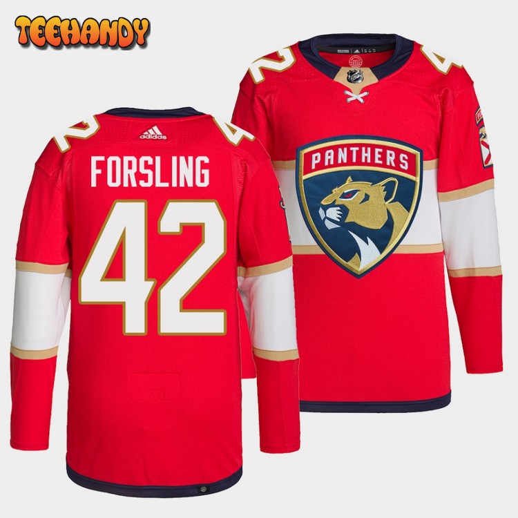 Florida Panthers Gustav Forsling Home Red Jersey