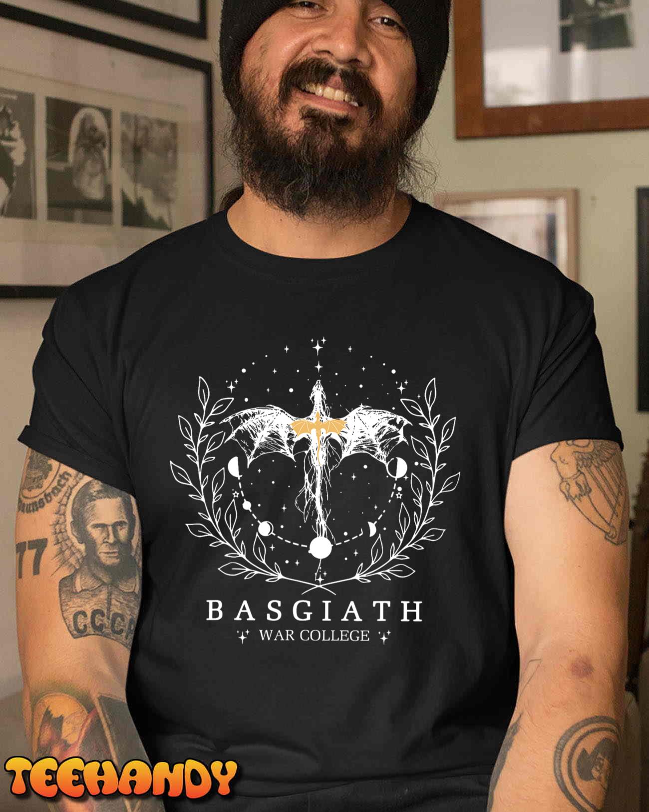 Fourth Wing Basgiath War College Bookish Men Women T-Shirt