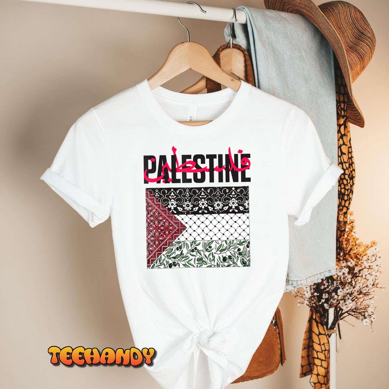 FREE PALESTINE, FREE GAZA FLAG. T-Shirt