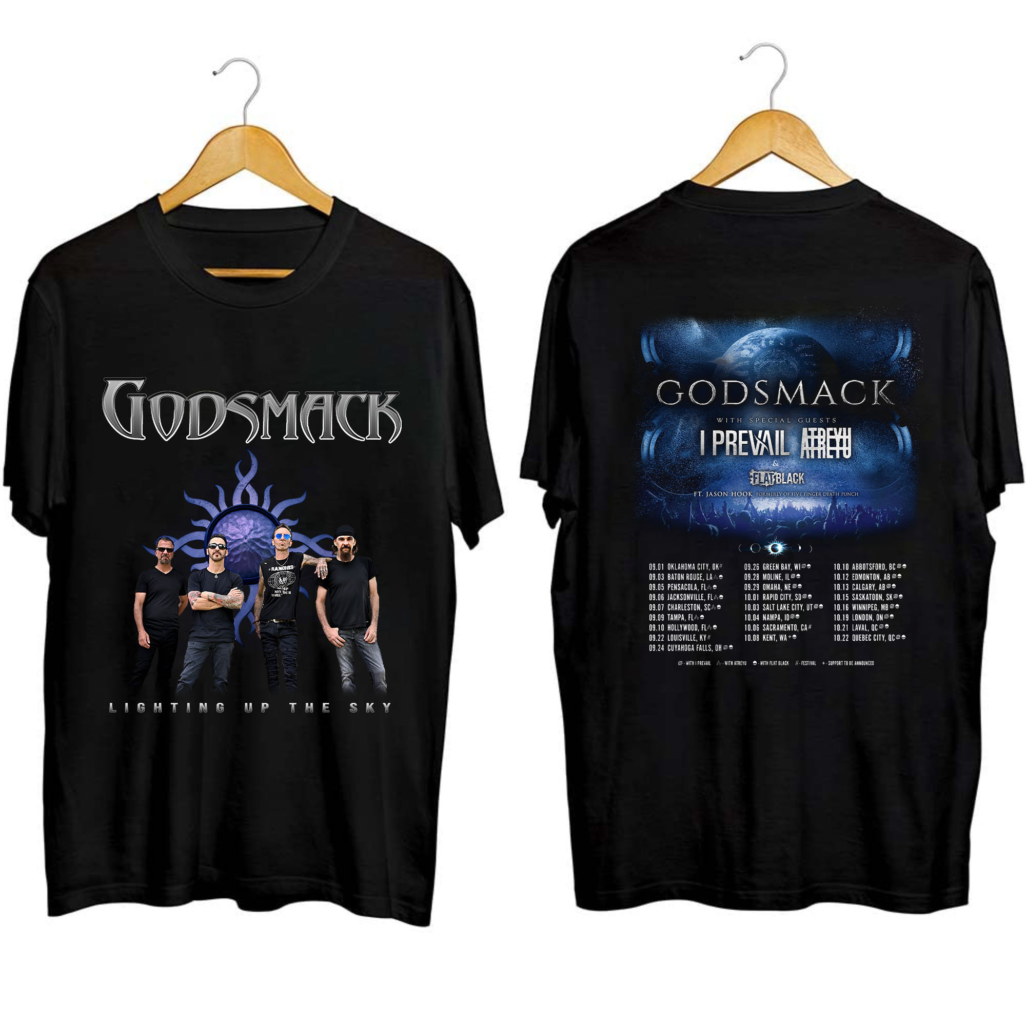 Godsmack With Staind 2023 Fall Tour Shirt, Godsmack Band Fan Sweatshirt