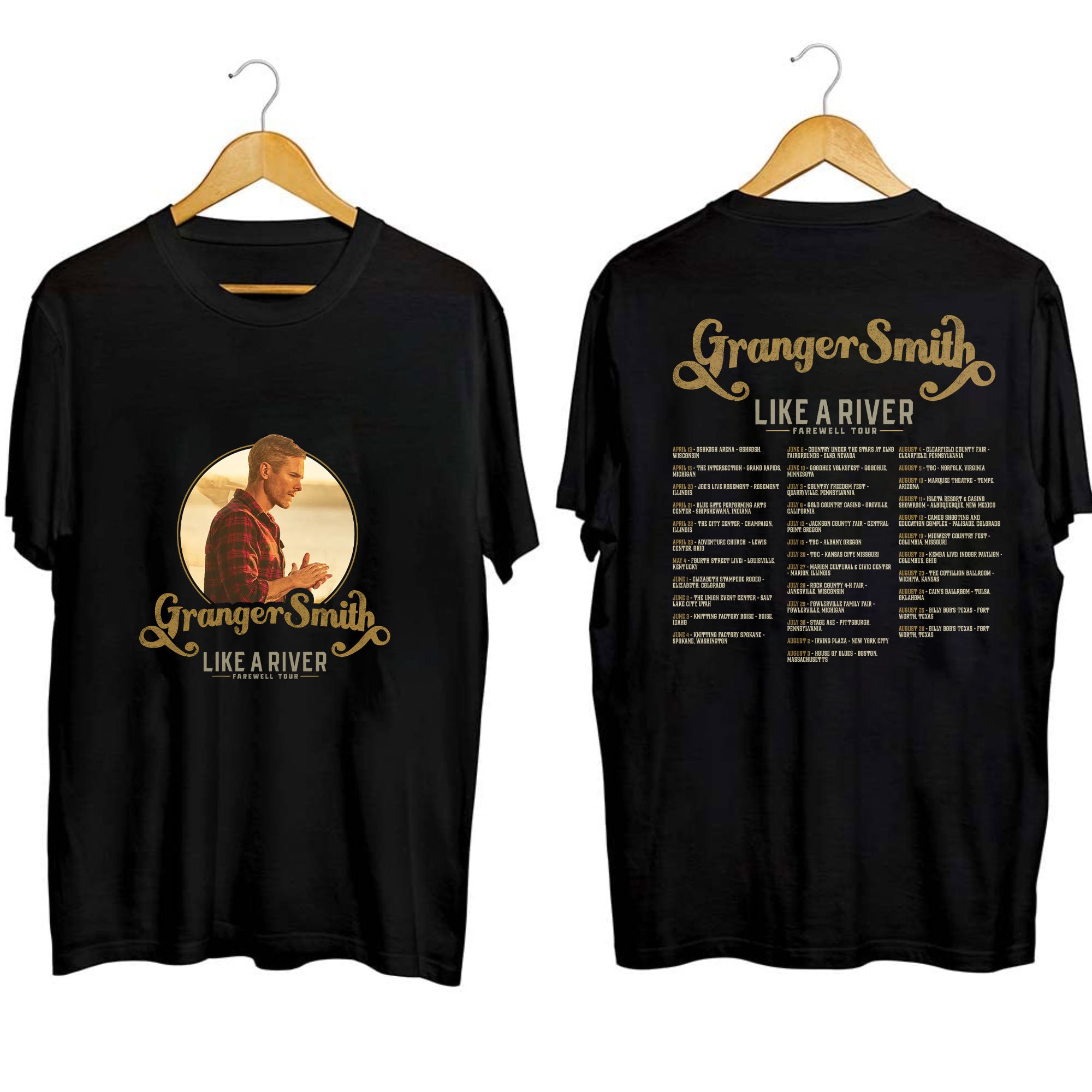 Granger Smith Like A River Farewell Tour 2023 T Shirt Sweatshirt