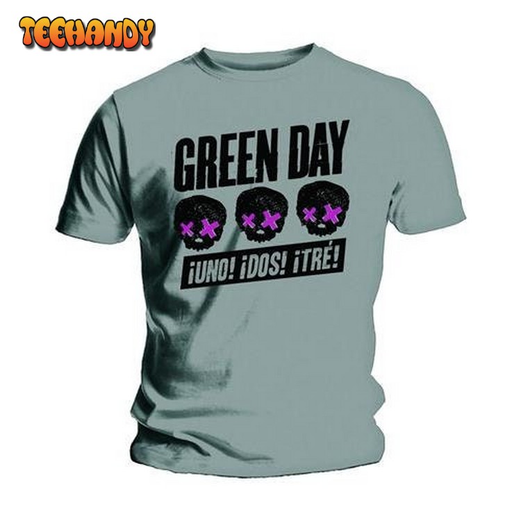 Green Day Blue Skulls Shirt, Sweatshirt