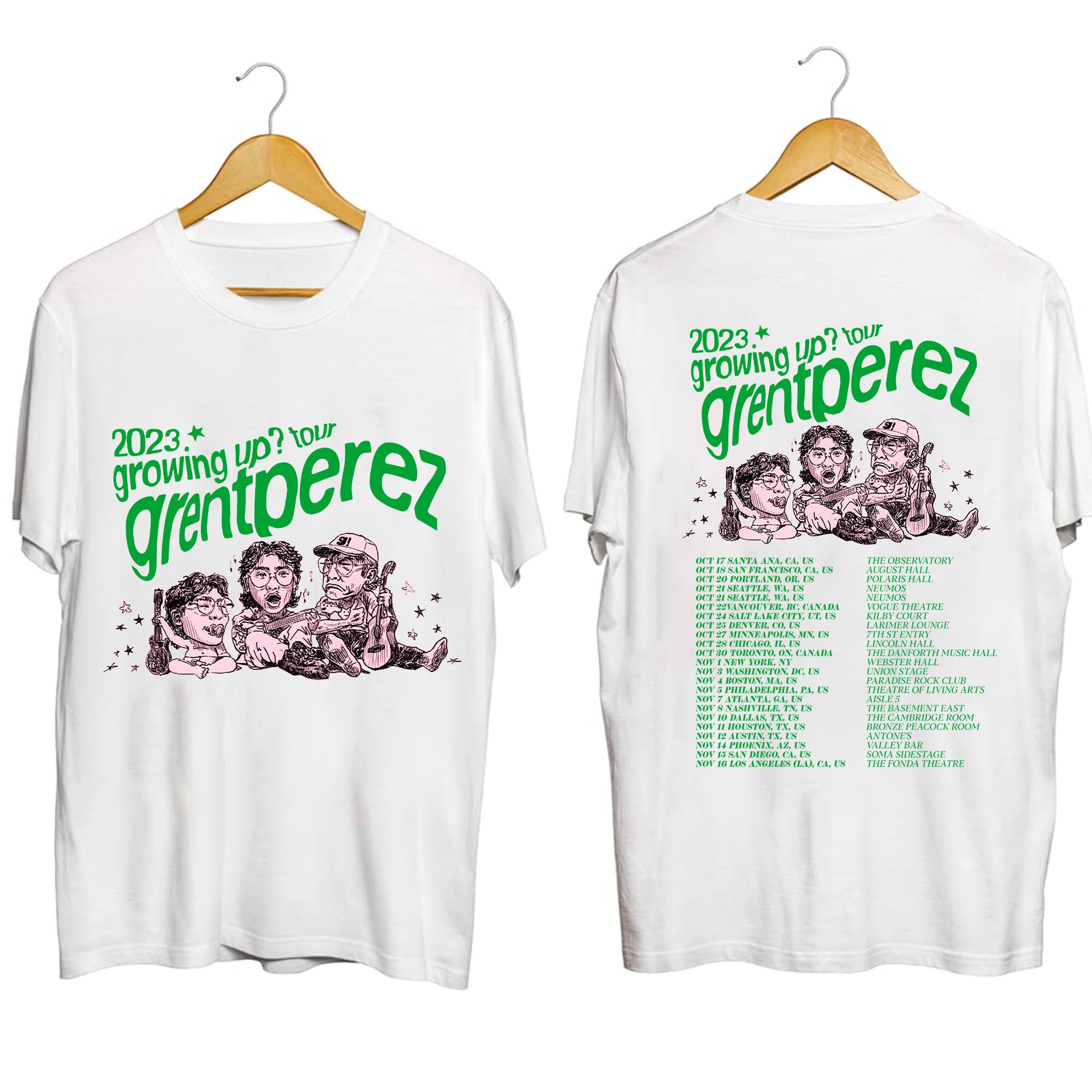 Grentperez Growing Up 2023 Tour Shirt, Grentperez Fan Sweatshirt