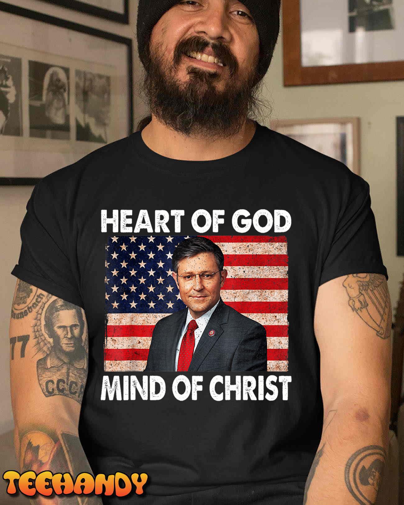 Heart Of God Mind Of Christ, Mike Johnson New House Speaker Unisex T-Shirt