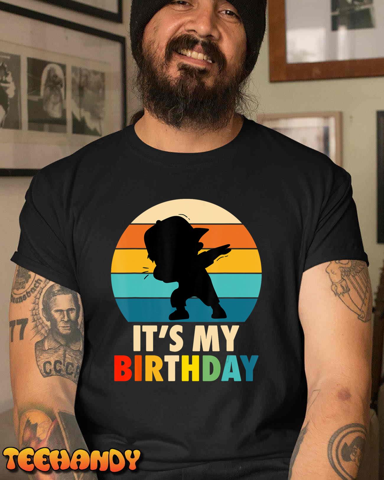 It’s My Birthday Shirt for Boys Girls Dabbing Birthday T-Shirt Sweatshirt