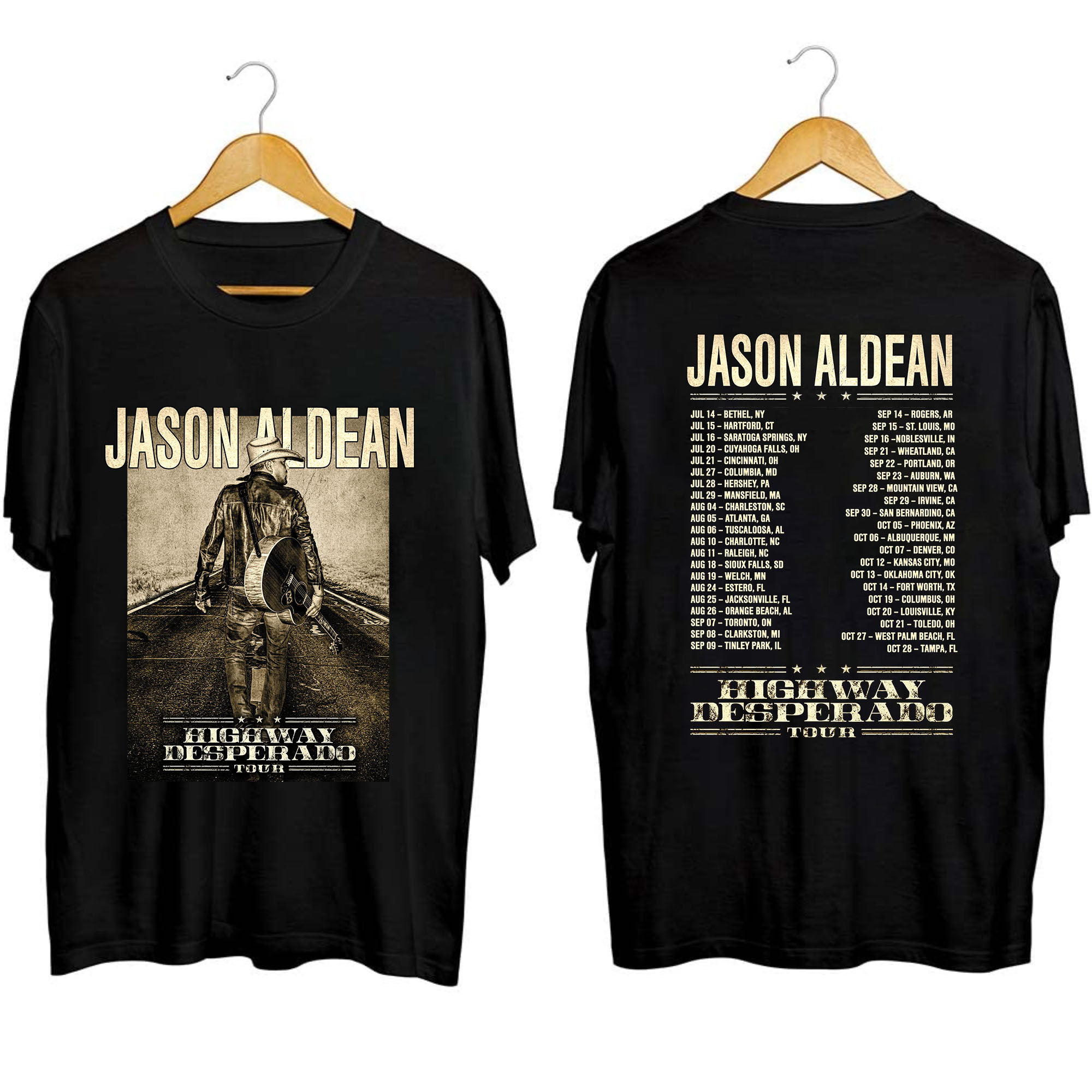 Jason Aldean Highway Desperado Tour 2023 Shirt, Sweatshirt