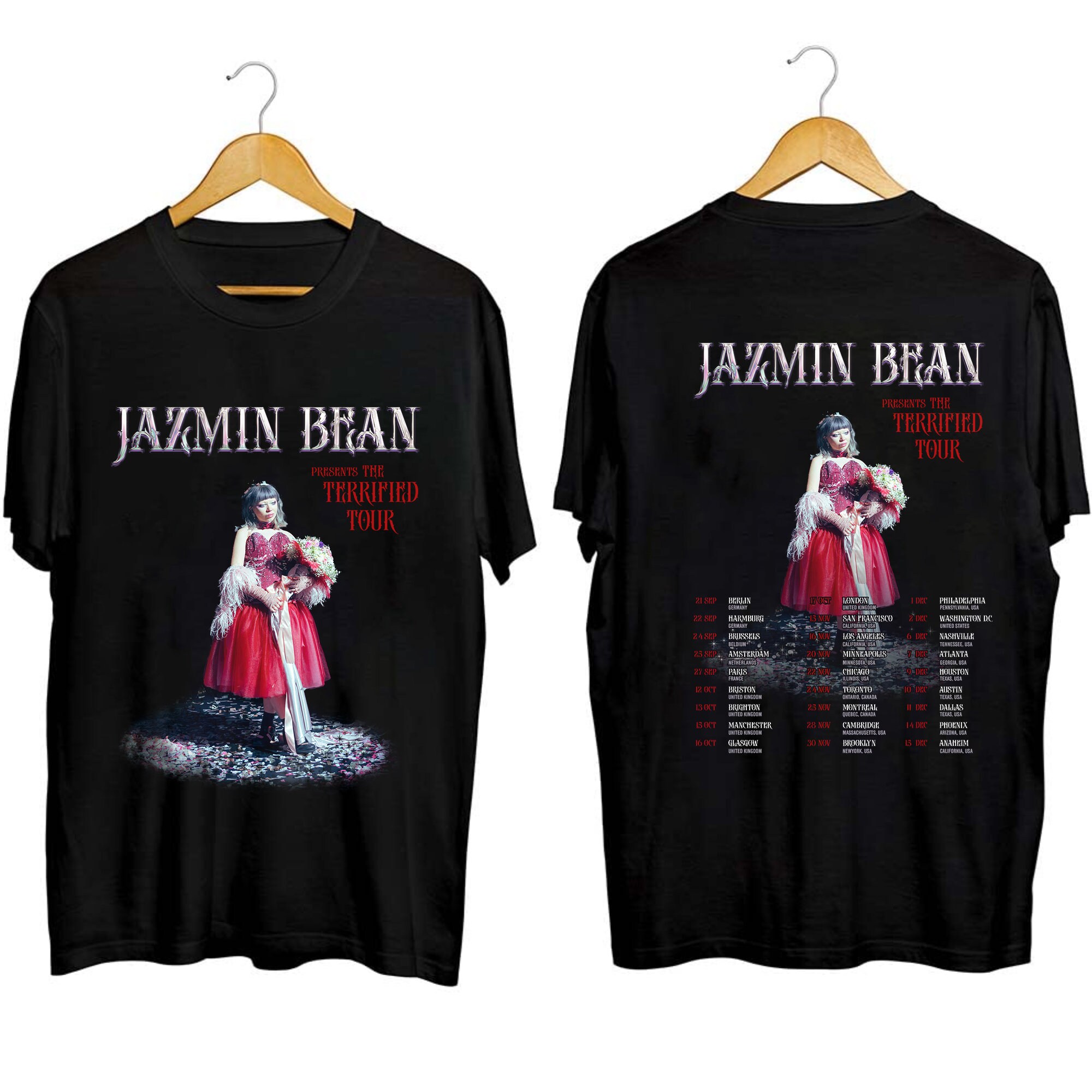 Jazmin Bean The Terrified Tour 2023 Shirt, Jazmin Bean Fan Sweatshirt