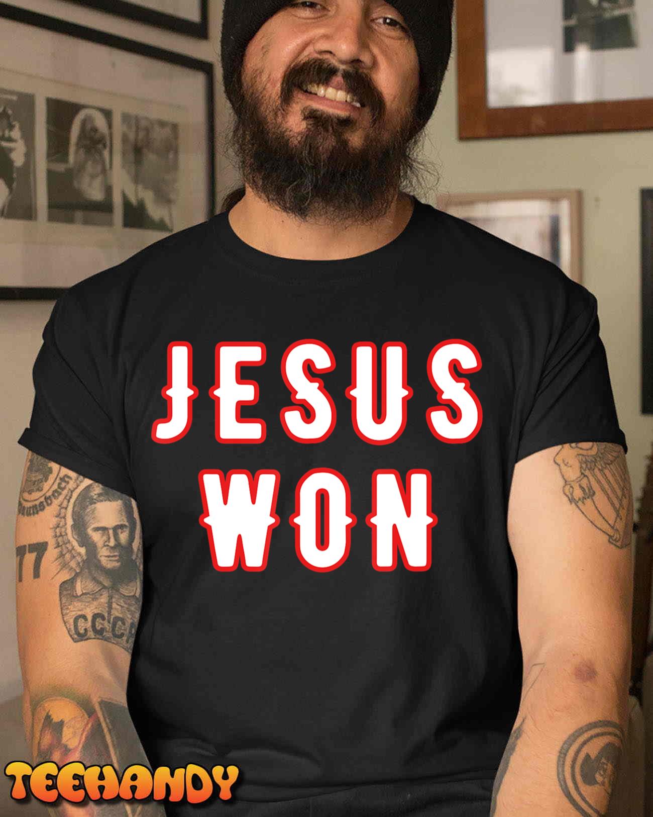 Jesus Won Texas Rangers Unisex T-Shirt