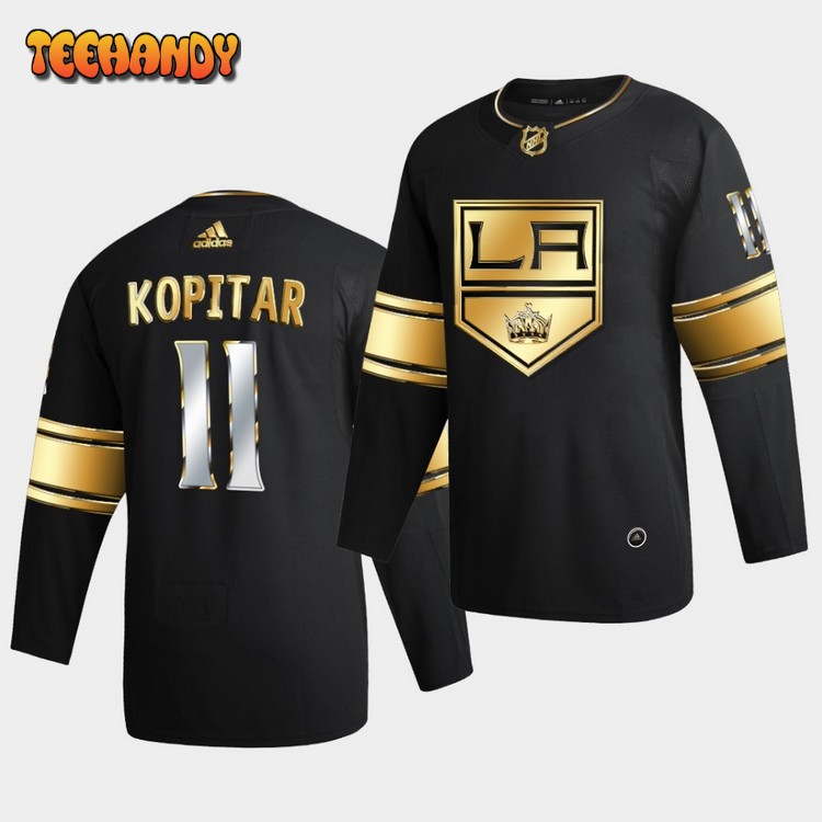 Los Angeles Kings Anze Kopitar Golden Edition Limited Black Jersey