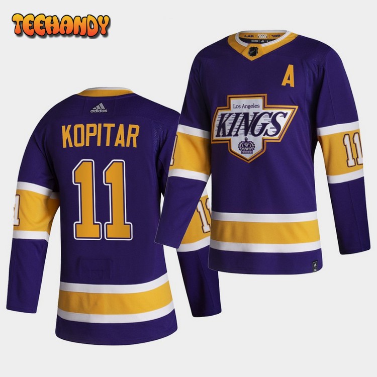 Los Angeles Kings Anze Kopitar Reverse Purple Jersey