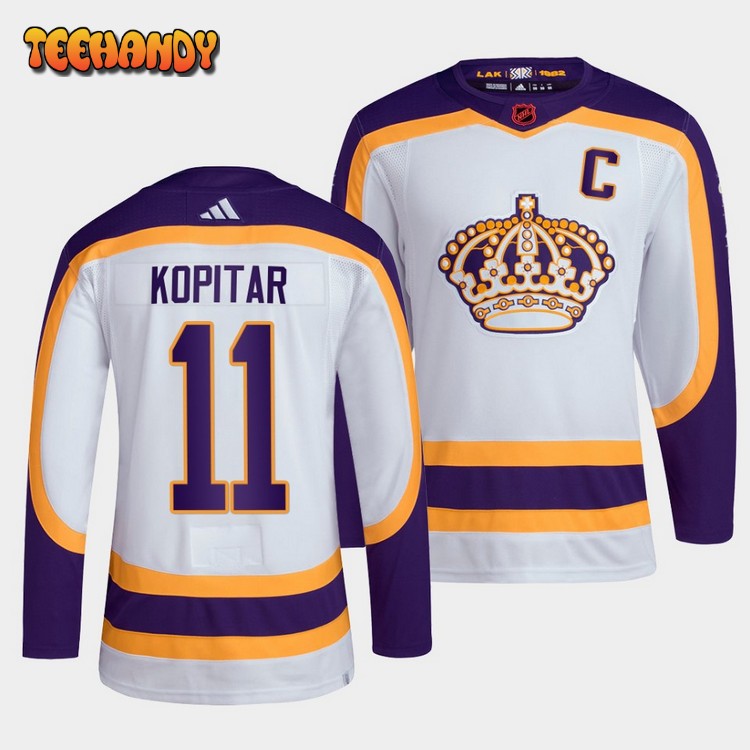 Los Angeles Kings Anze Kopitar Reverse White Jersey