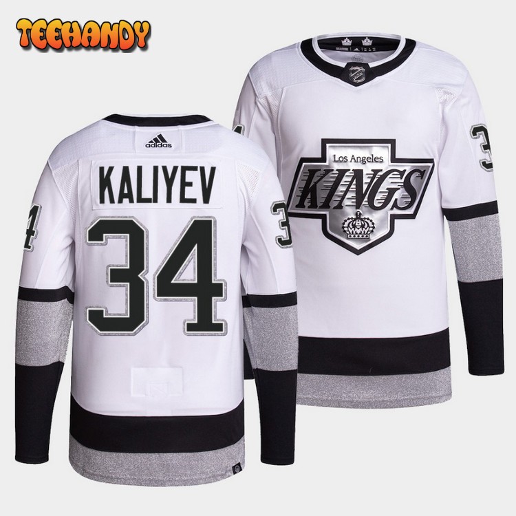 Los Angeles Kings Arthur Kaliyev Alternate White Jersey