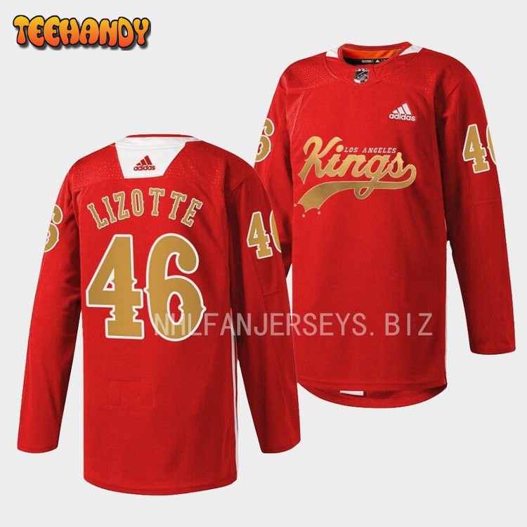 Los Angeles Kings Blake Lizotte Cherry LA Red Jersey