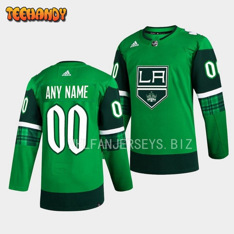 Los Angeles Kings Custom 2023 St. Patricks Day Green Jersey